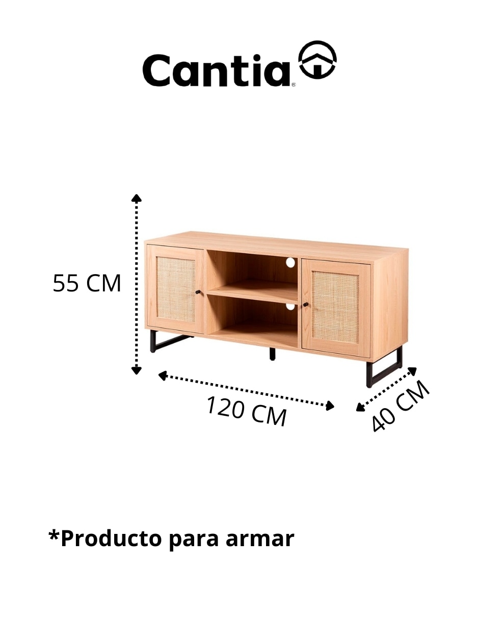 Sí rimini de metal y madera 7
