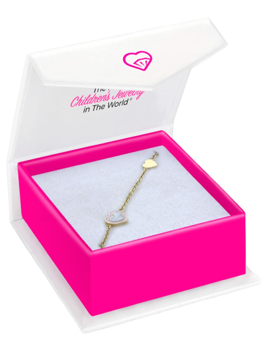 Pulsera de oro amarillo 14 k con acabado pulido 2