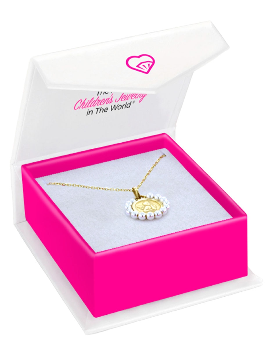 Collar redondo de oro amarillo 14 k 2