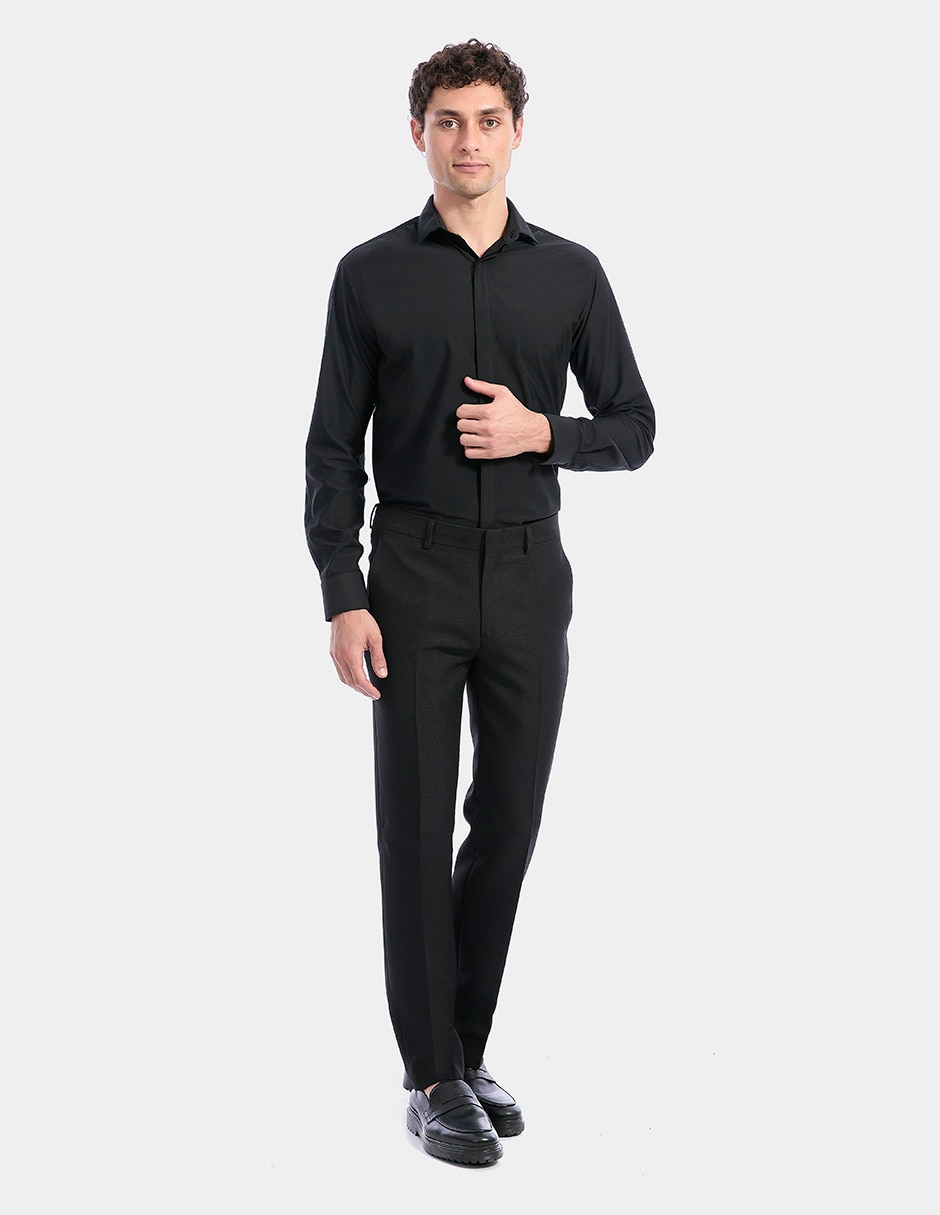 Camisa de vestir Vittorio Forti manga larga para hombre