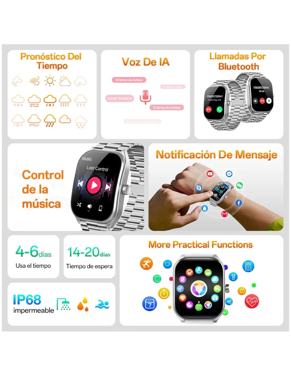Smartwatch para hombre con GPS 3