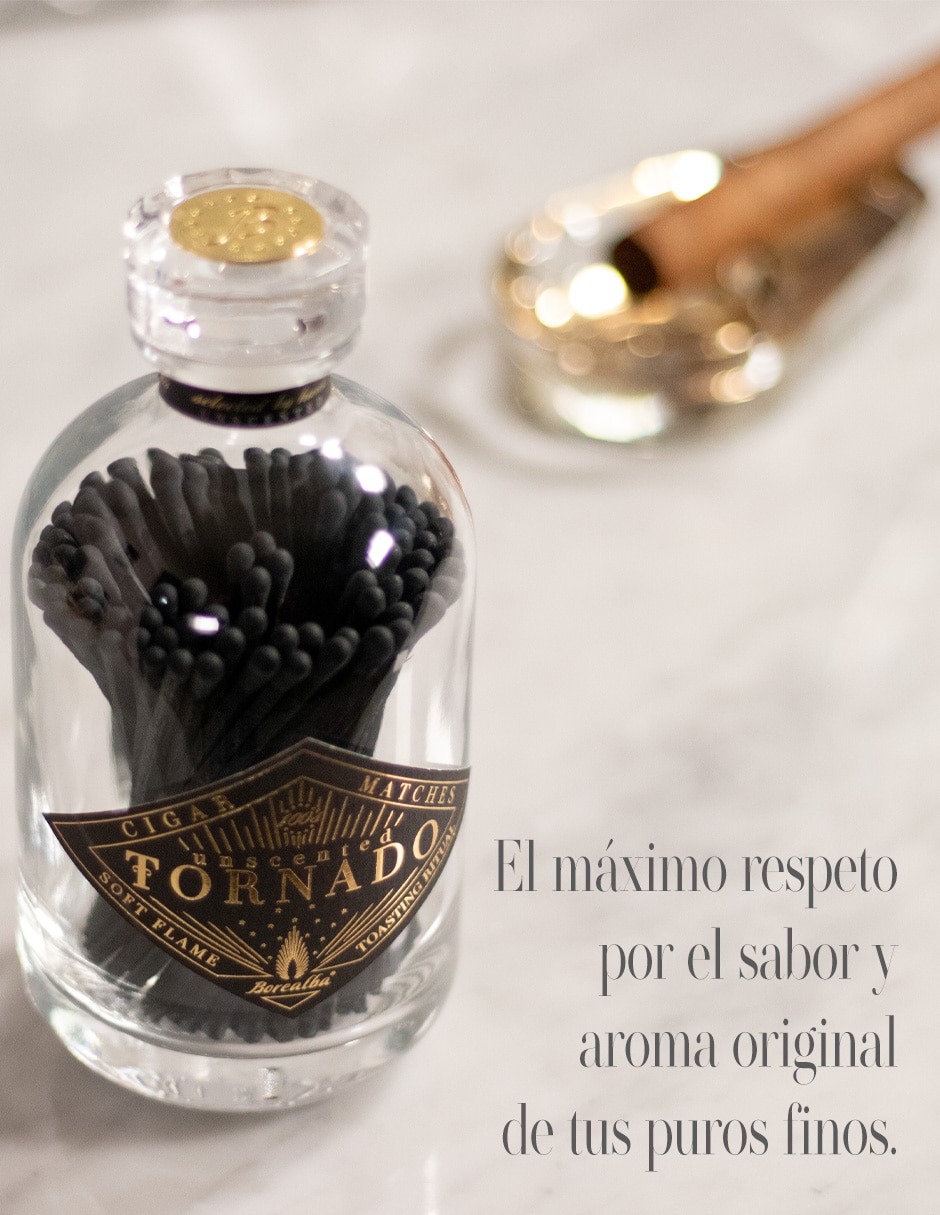 Kit fósforos para puro Borealba
