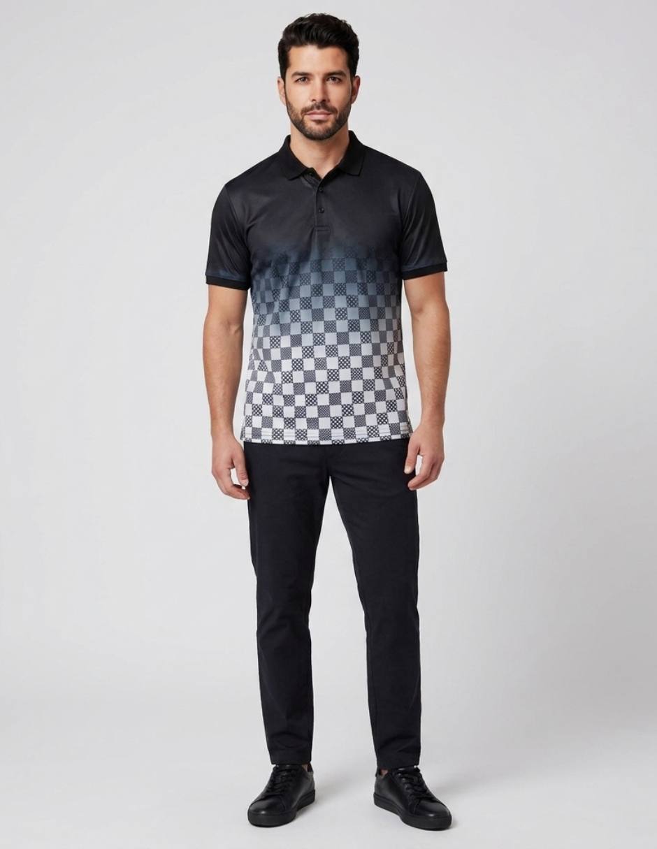 Playera tipo polo Benziny para hombre