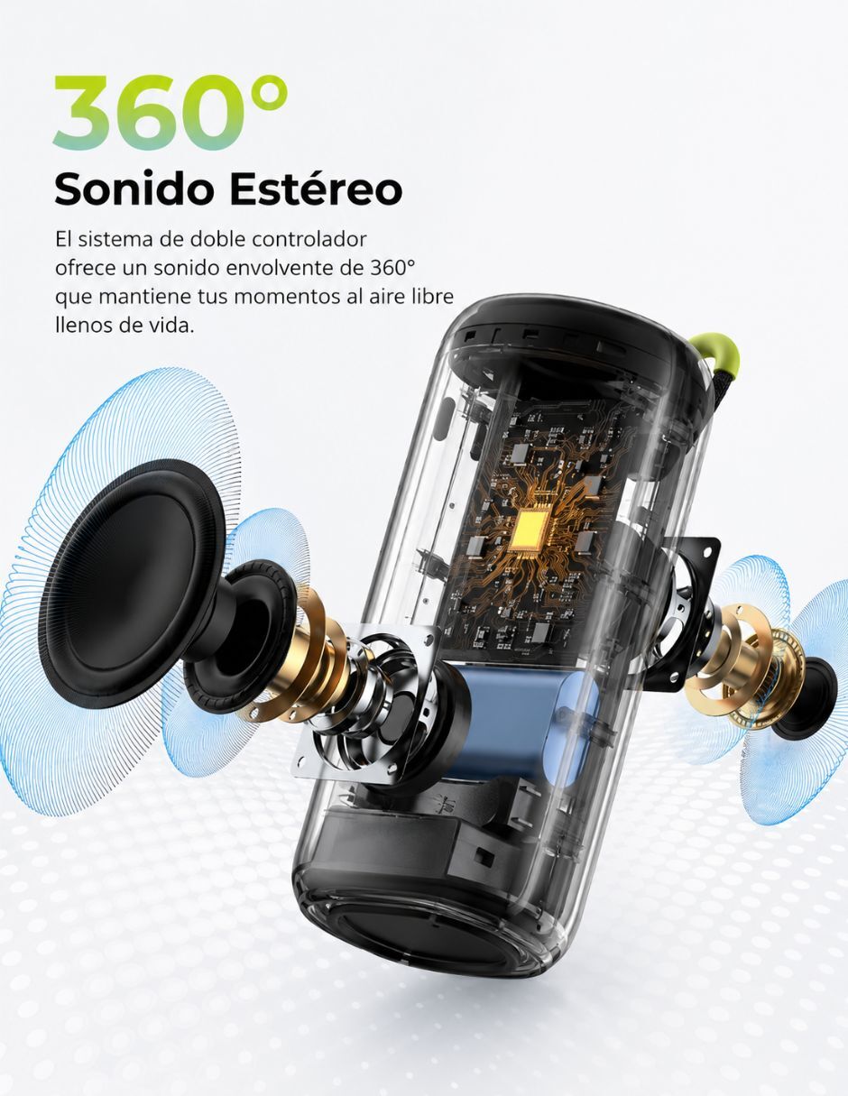 Bocina portátil bluetooth 3