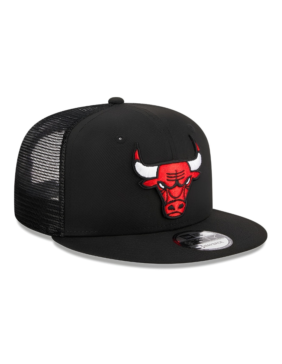 Gorra visera plana snapback para básquetbol New Era chicago bulls para adulto