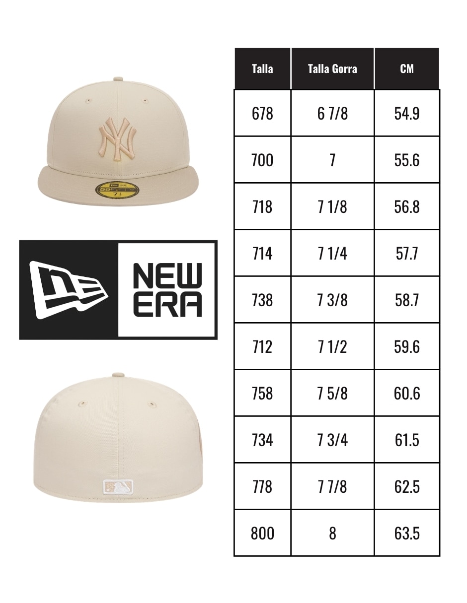 Gorra visera plana cerrada para béisbol New Era new york yankees para adulto