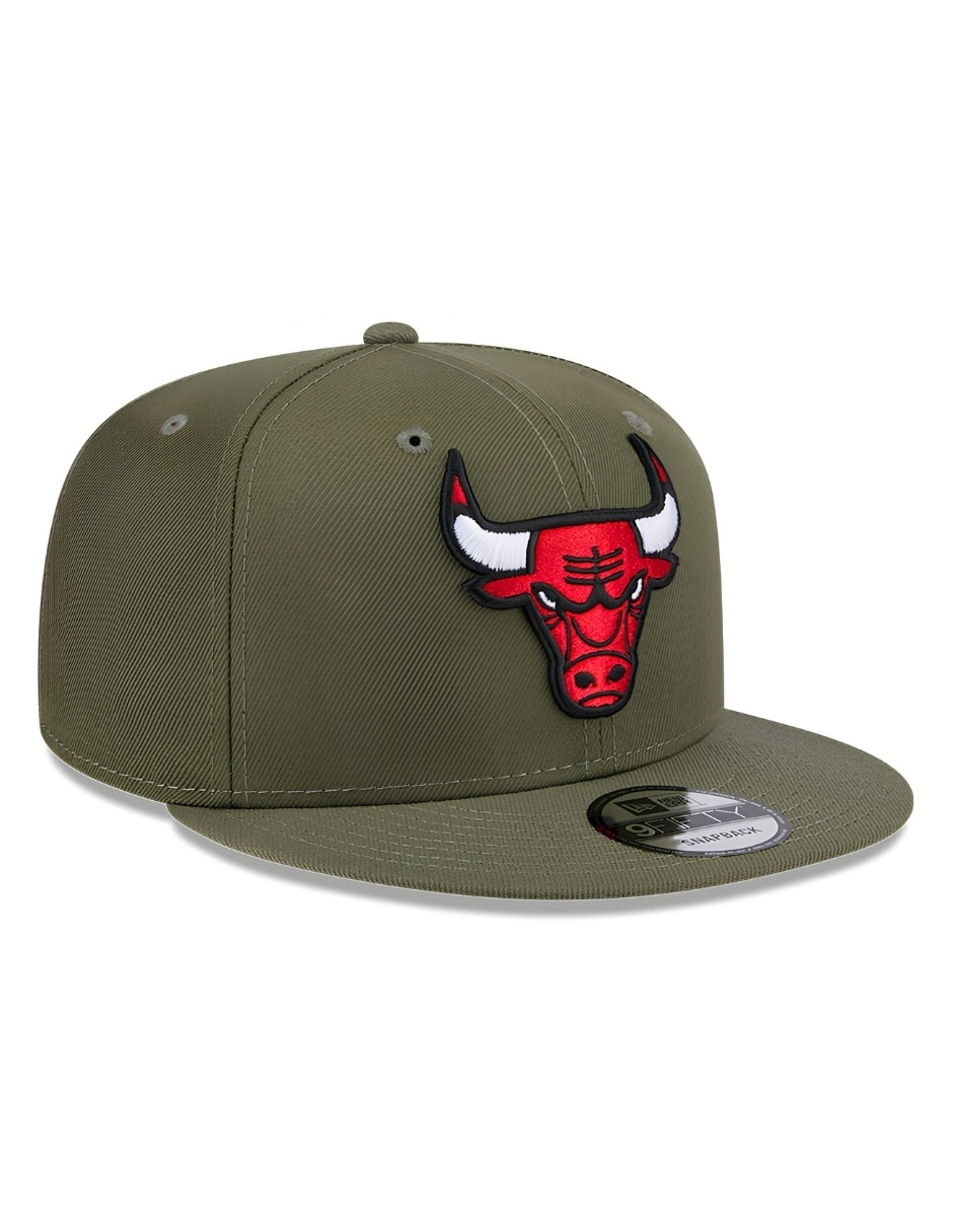 Gorra visera plana snapback para básquetbol New Era chicago bulls para adulto