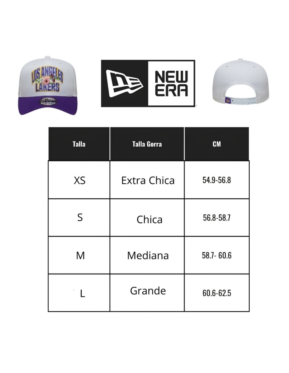 Gorra visera curva snapback para básquetbol Los Angeles Lakers adulto 4