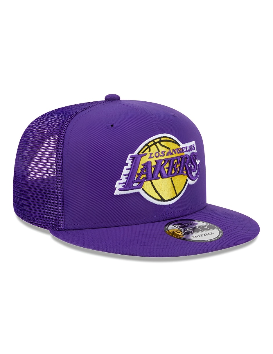 Gorra visera plana snapback para básquetbol New Era los angeles lakers para adulto