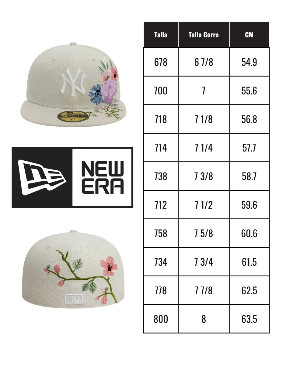 Gorra visera plana cerrada para béisbol new york yankees para adulto 4