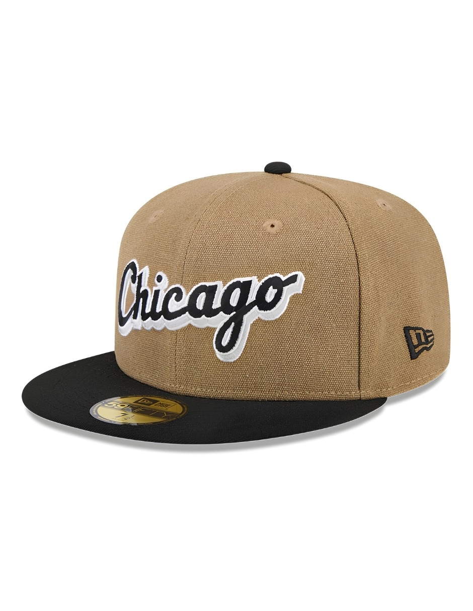 Gorra visera plana cerrada para béisbol chicago white sox para adulto