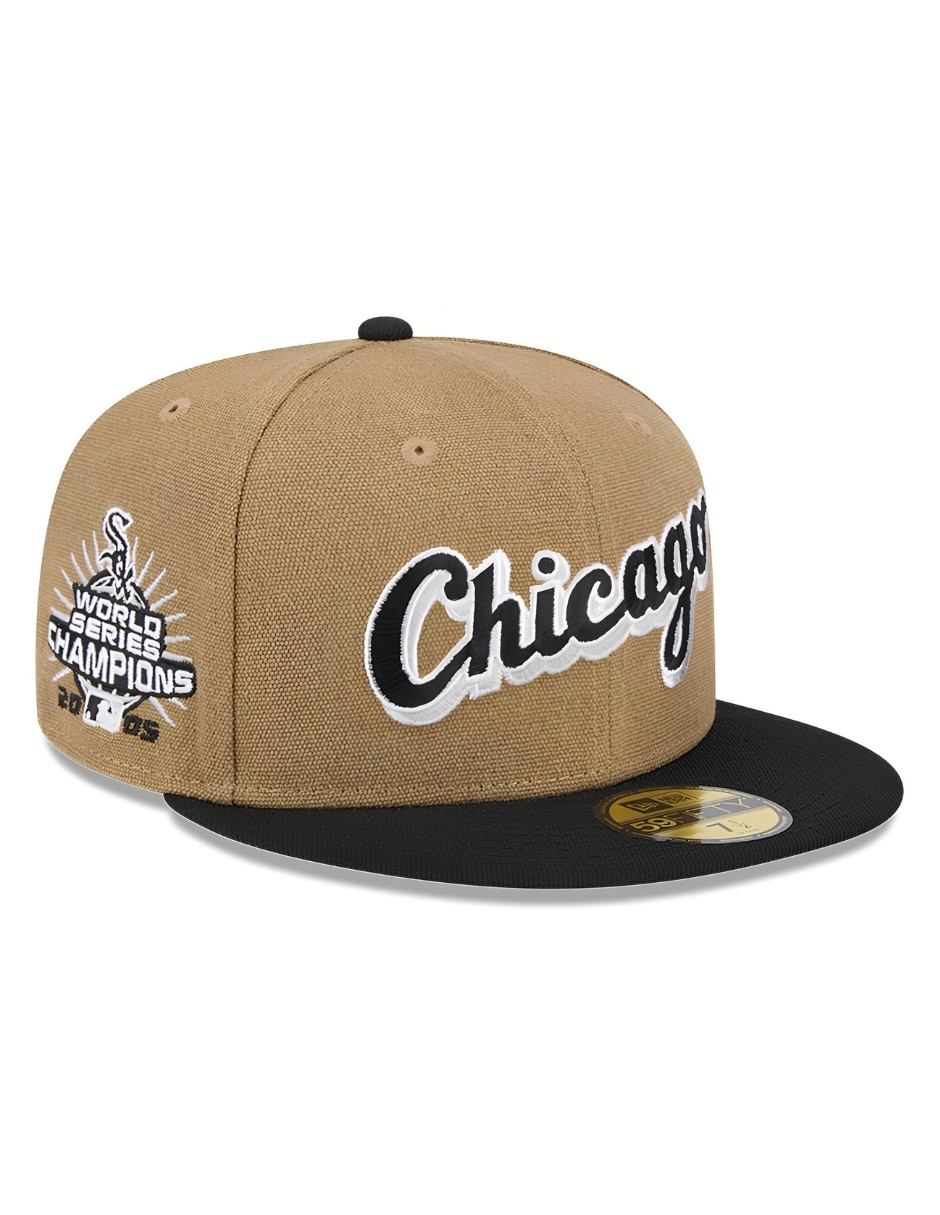 Gorra visera plana cerrada para béisbol chicago white sox para adulto 3