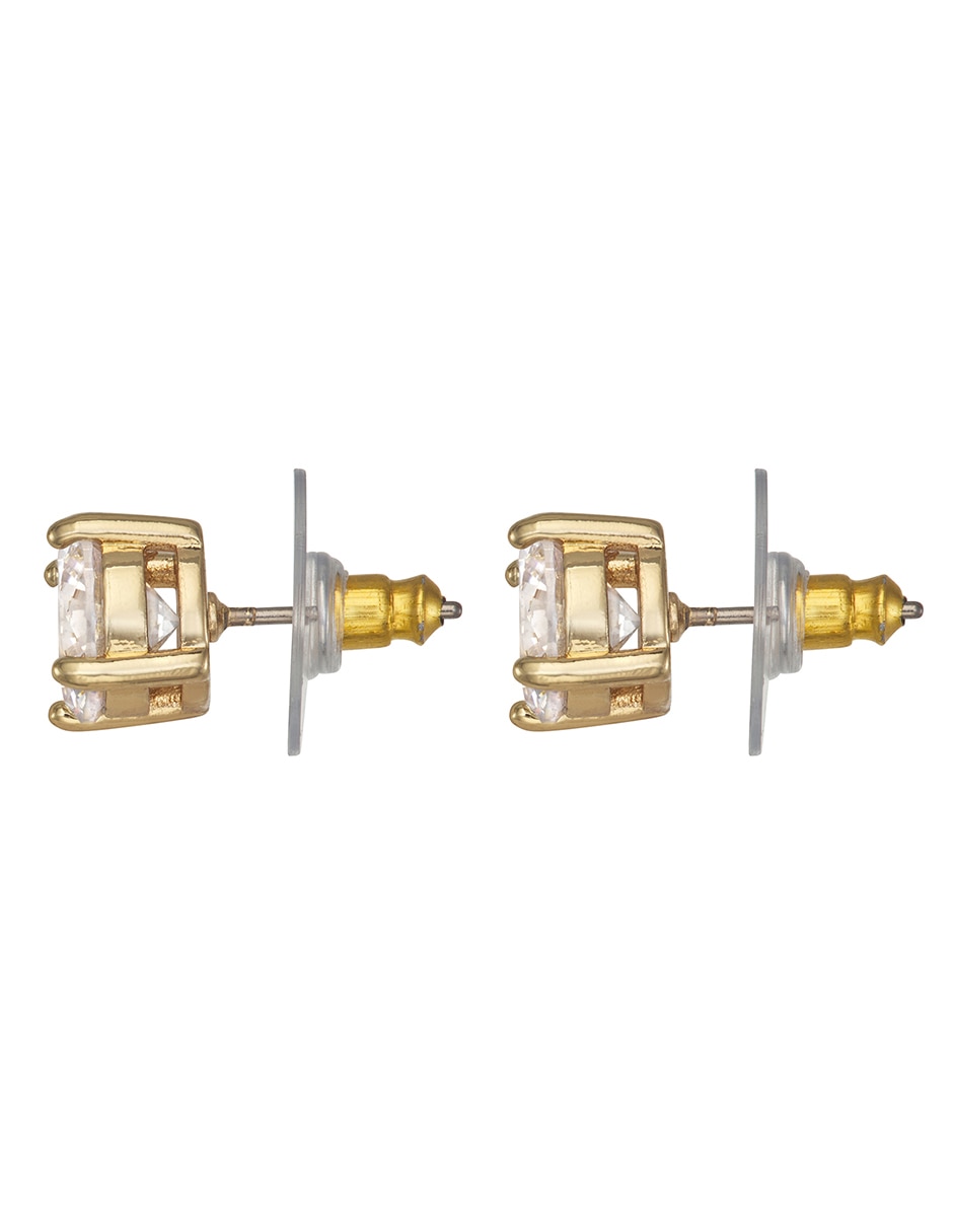 Broqueles Napier con acabado brillante zirconia
