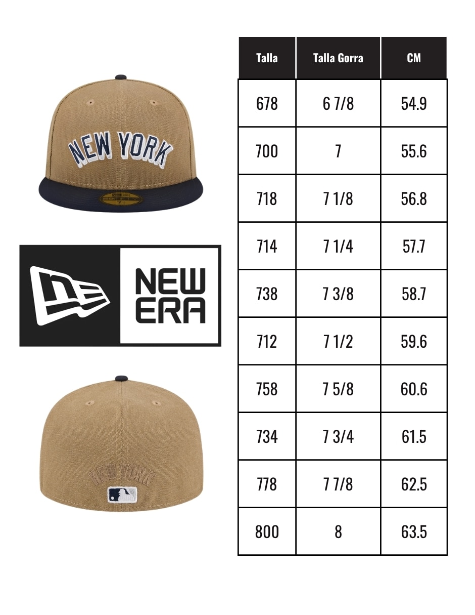 Gorra visera plana cerrada para béisbol new york yankees para adulto 4
