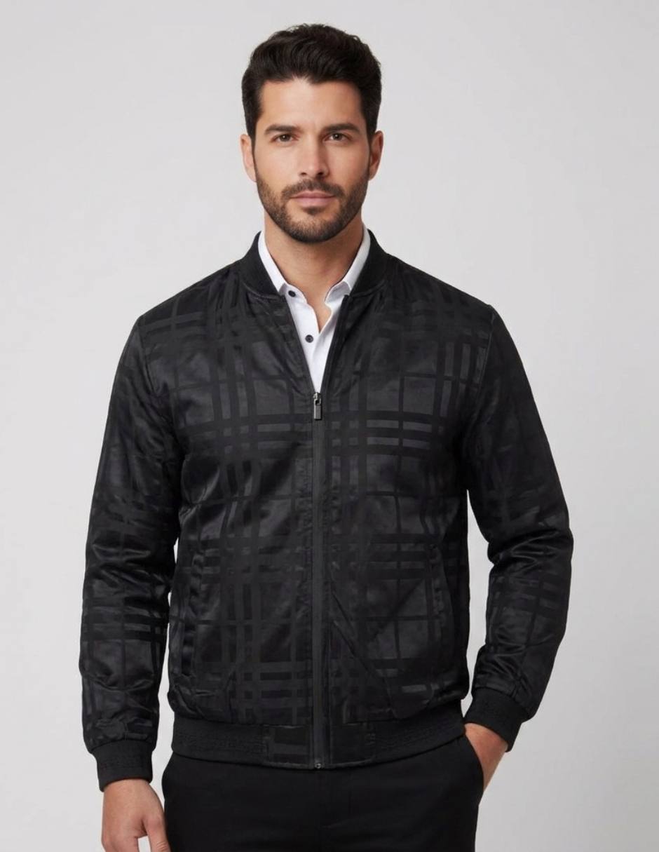 Chamarra casual con bolsillos para hombre Chamarra casual con bolsillos para hombre