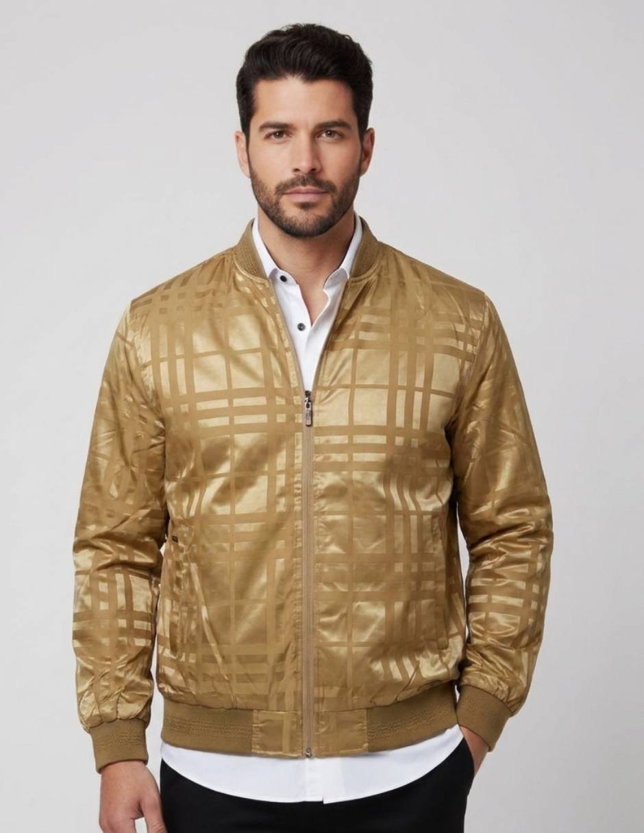Chamarra casual con bolsillos para hombre Chamarra casual con bolsillos para hombre
