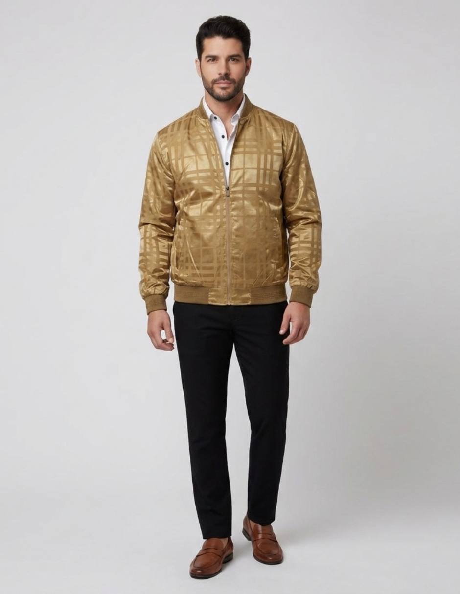 Chamarra casual Moderno con bolsillos para hombre