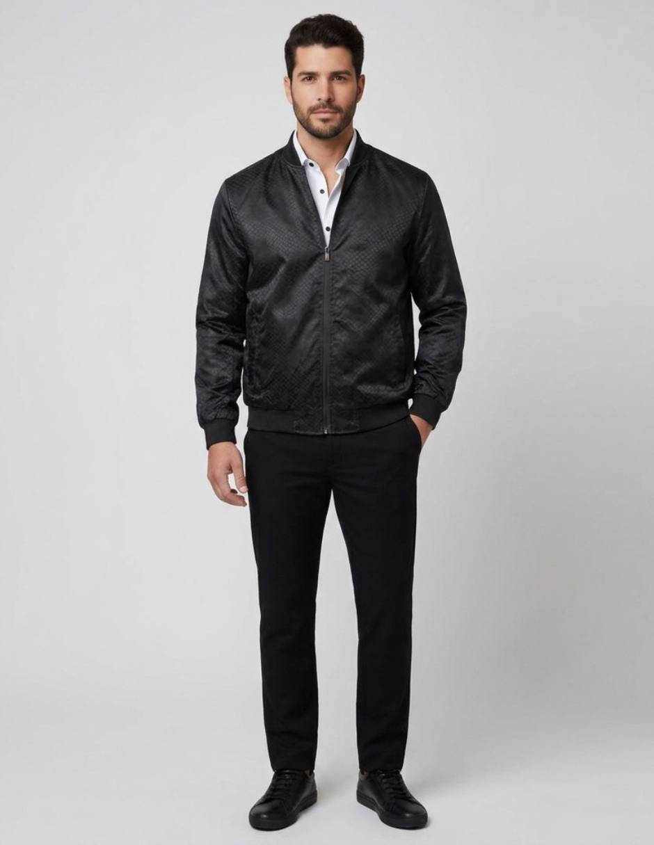 Chamarra casual con bolsillos para hombre 4