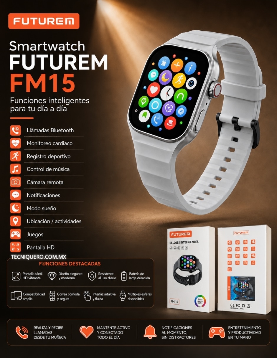 Audífonos True Wireless G-tide con smartwatch h21fm15 inalámbrica con cancelación de ruido