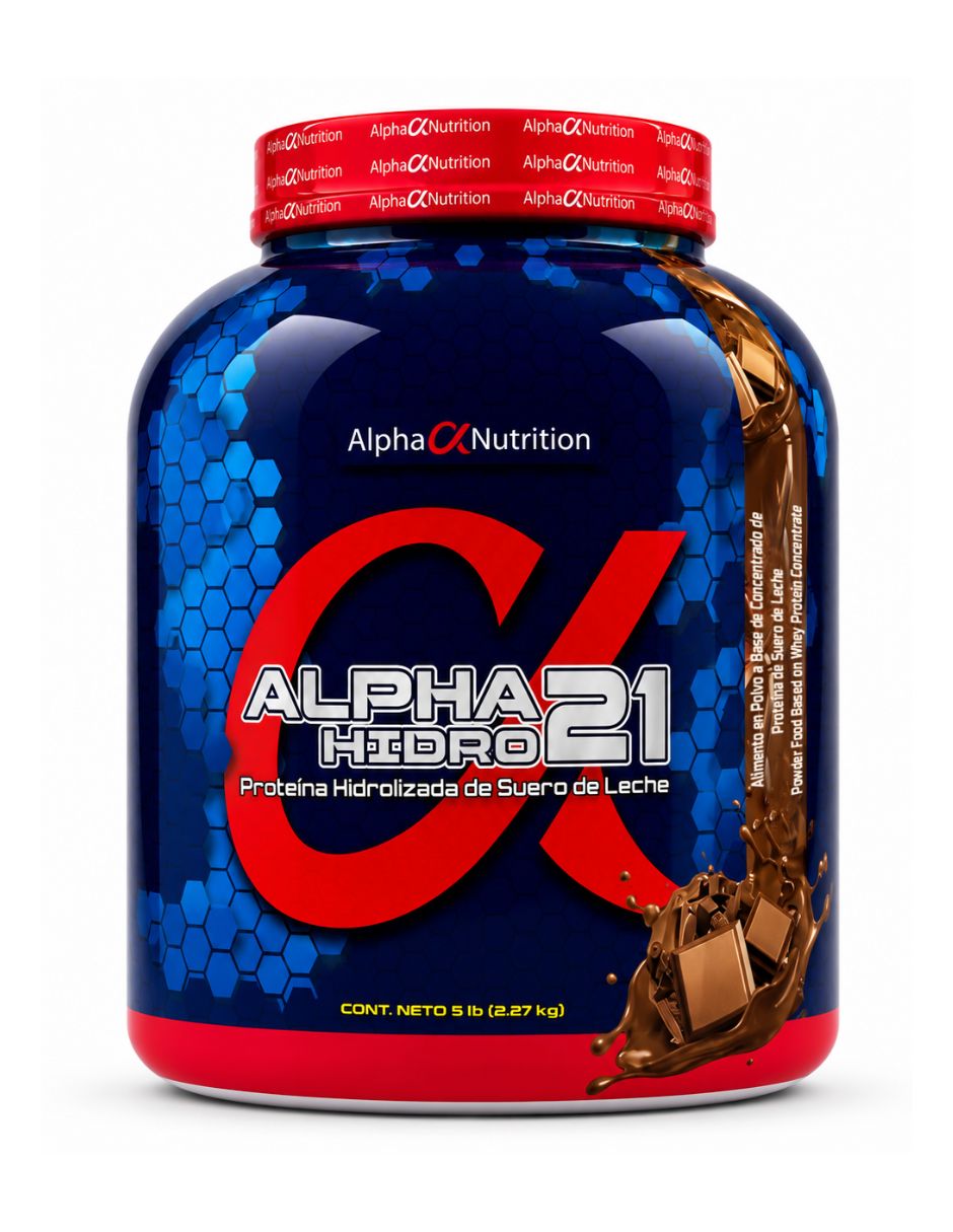 Alpha hidro 21 con proteína de suero de leche sabor chocolate de Alpha hidro 21 con proteína de suero de leche sabor chocolate de