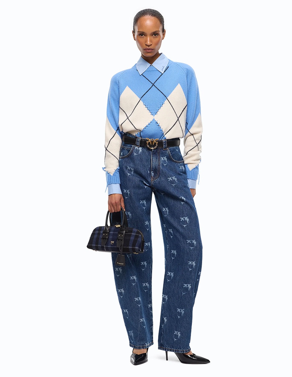 Jeans barrel para mujer 4