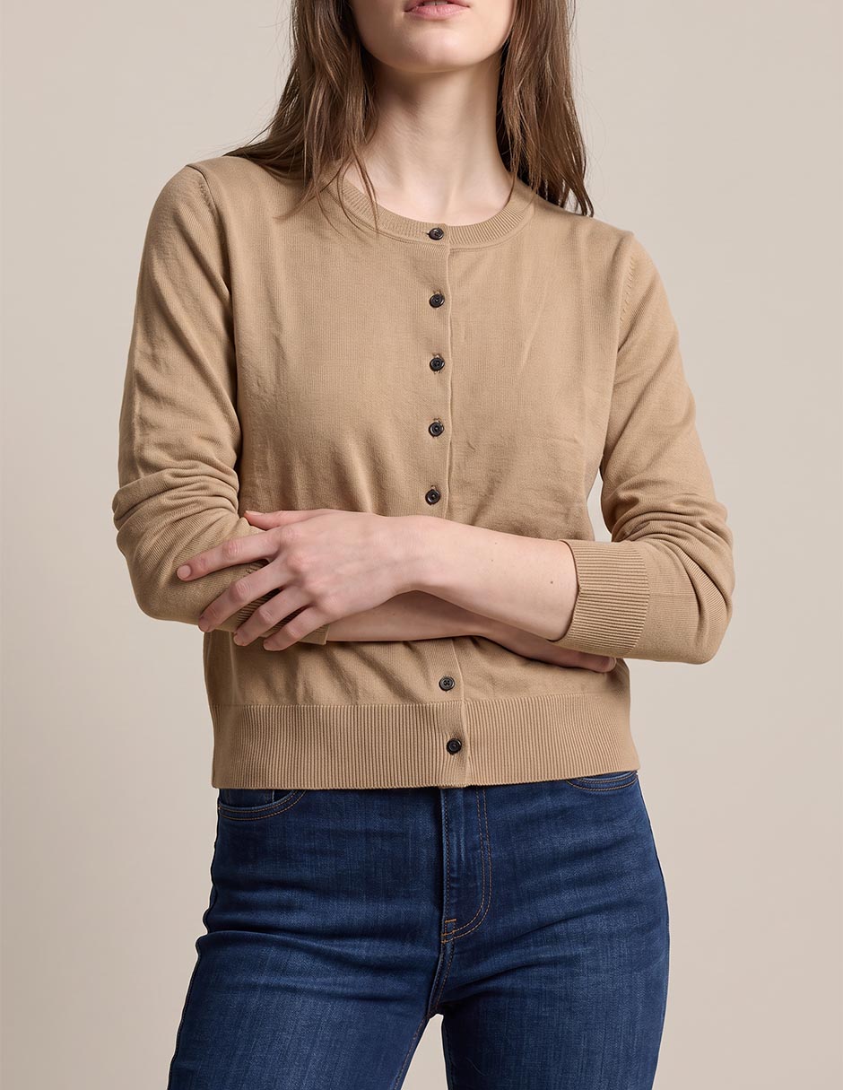 Suéter cuello redondo para mujer 2
