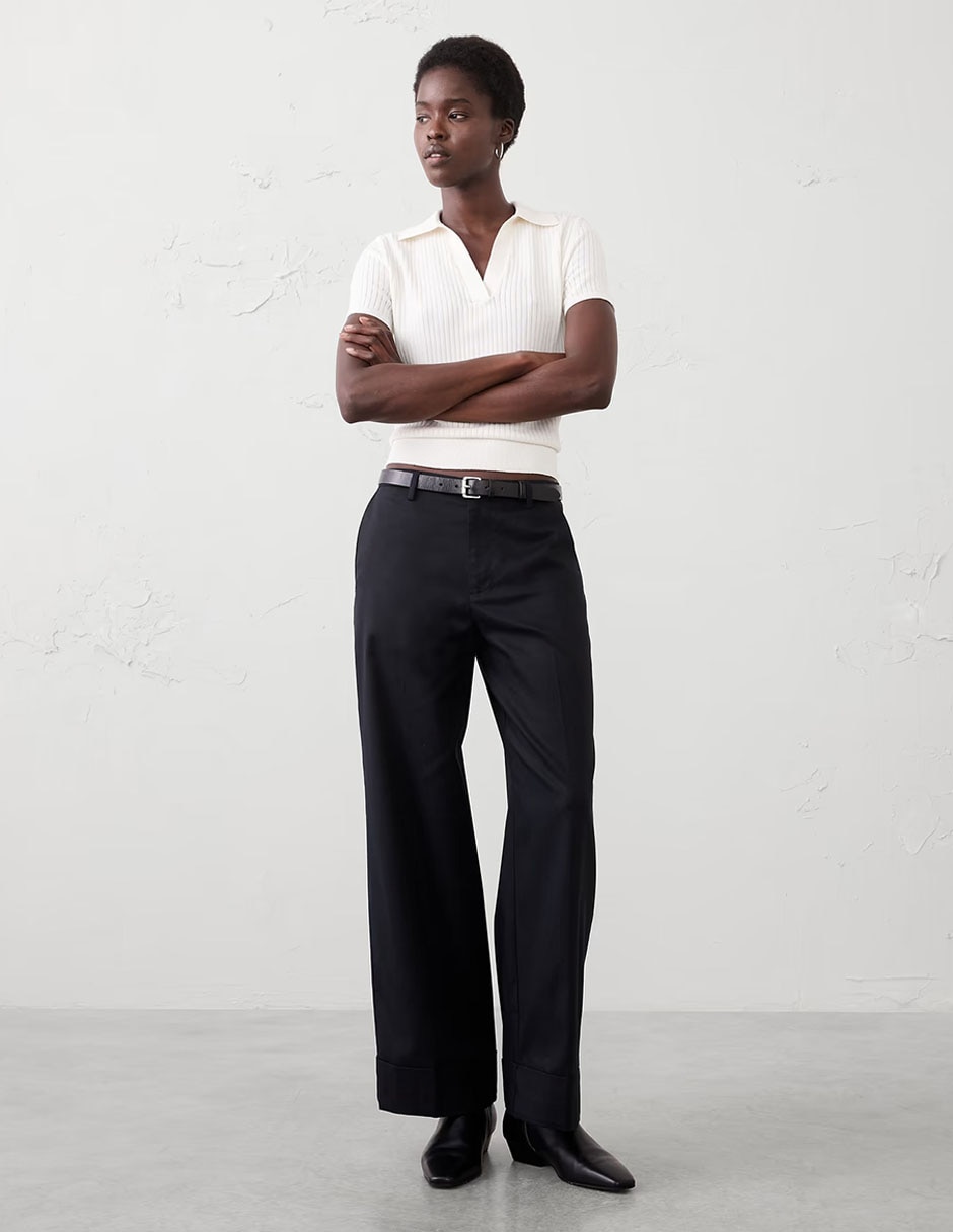 Pantalón wide leg para mujer