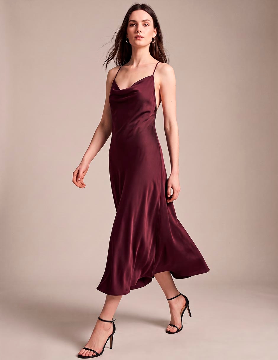 Vestido crop de fiesta para mujer