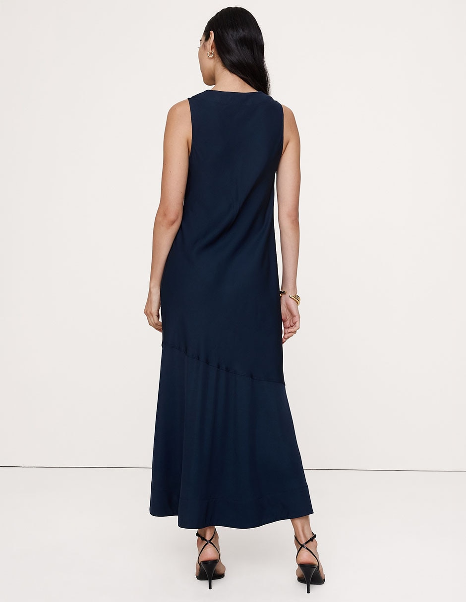 Vestido crop de fiesta escote v para mujer 4