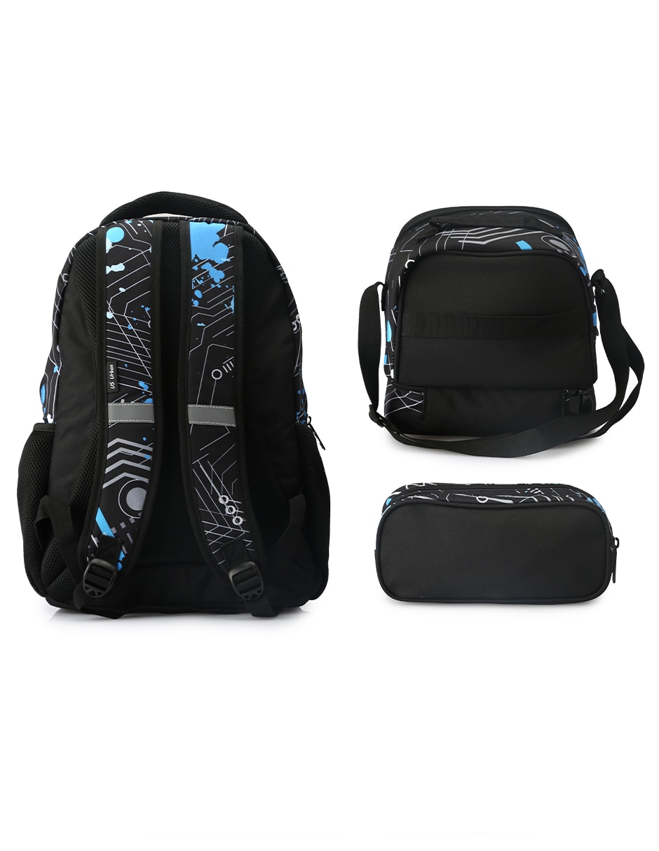 Set mochila escolar Fútbol para niño 2