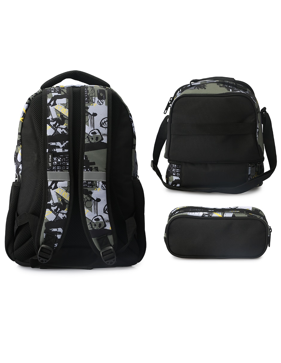 Set mochila escolar Fútbol para niño 2