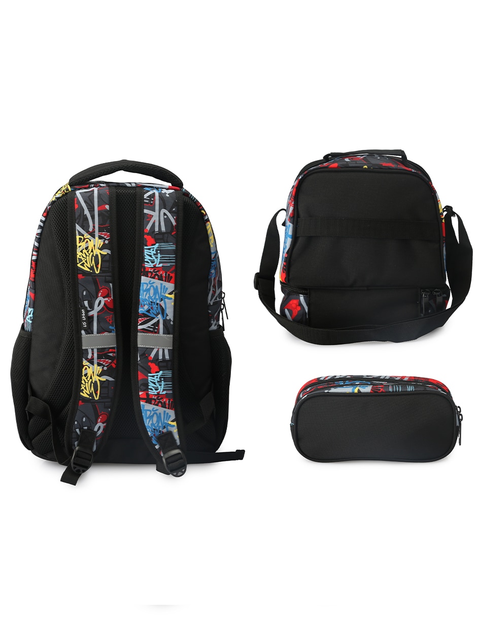 Set mochila escolar Fútbol para niño 2