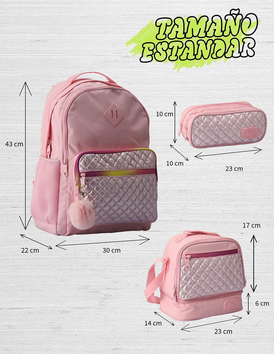 Set mochila escolar Lisa para niña 7