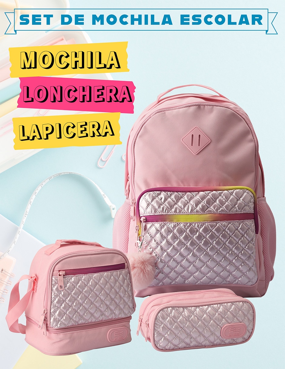 Set mochila escolar Lisa para niña 3
