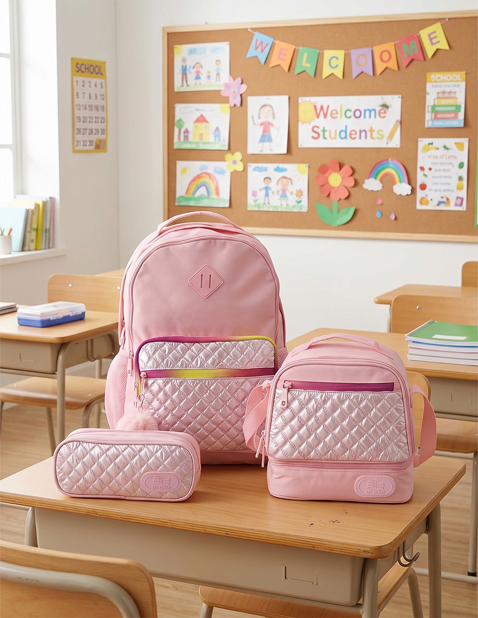Set mochila escolar Lisa para niña 6