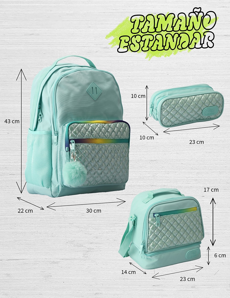 Set mochila escolar Lisa Us Urban para niña