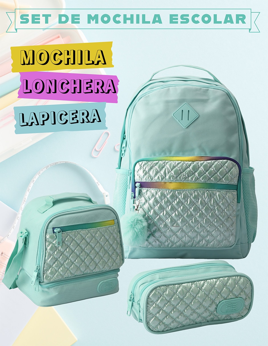 Set mochila escolar Lisa Us Urban para niña