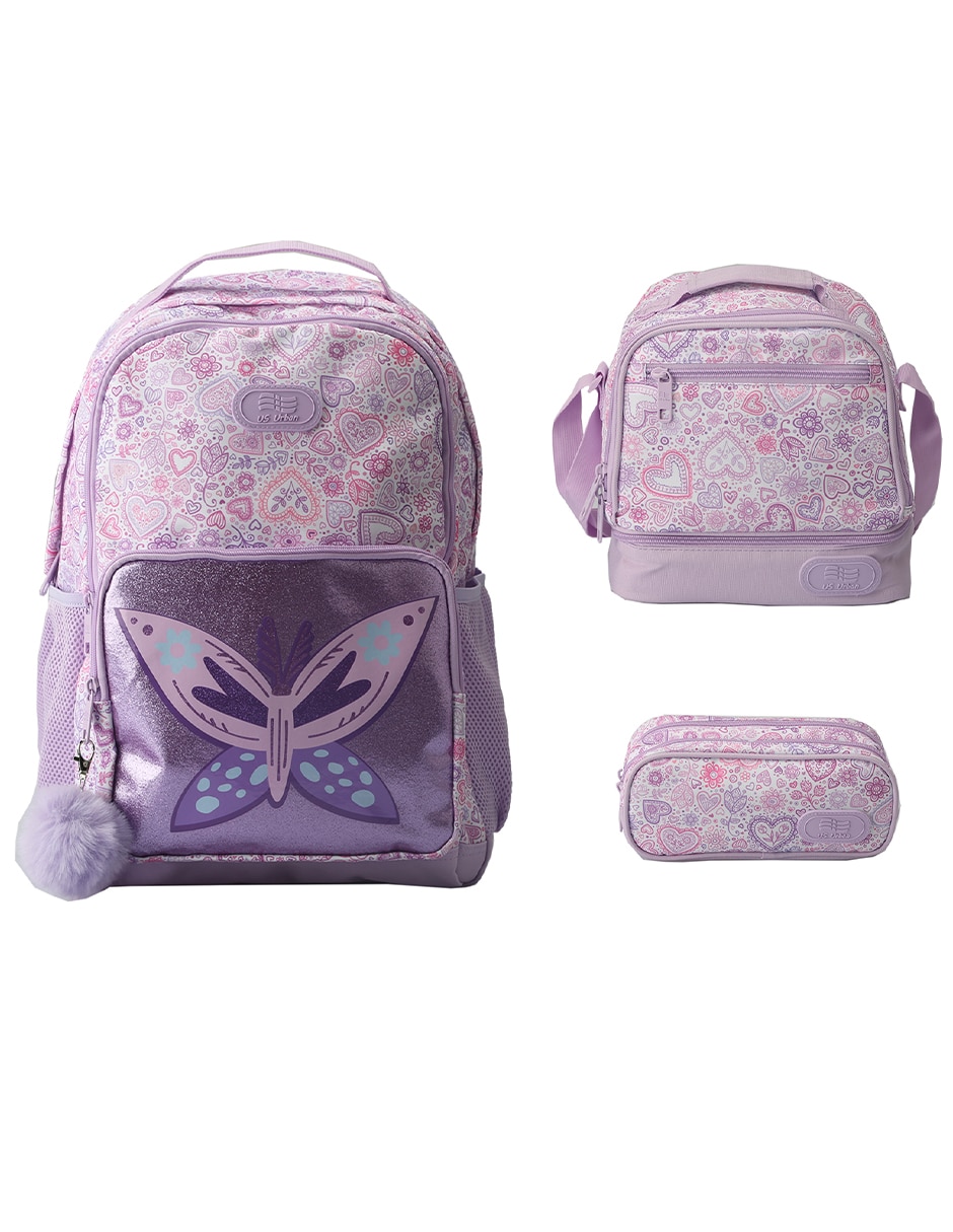 Set mochila escolar Lisa Us Urban para niña