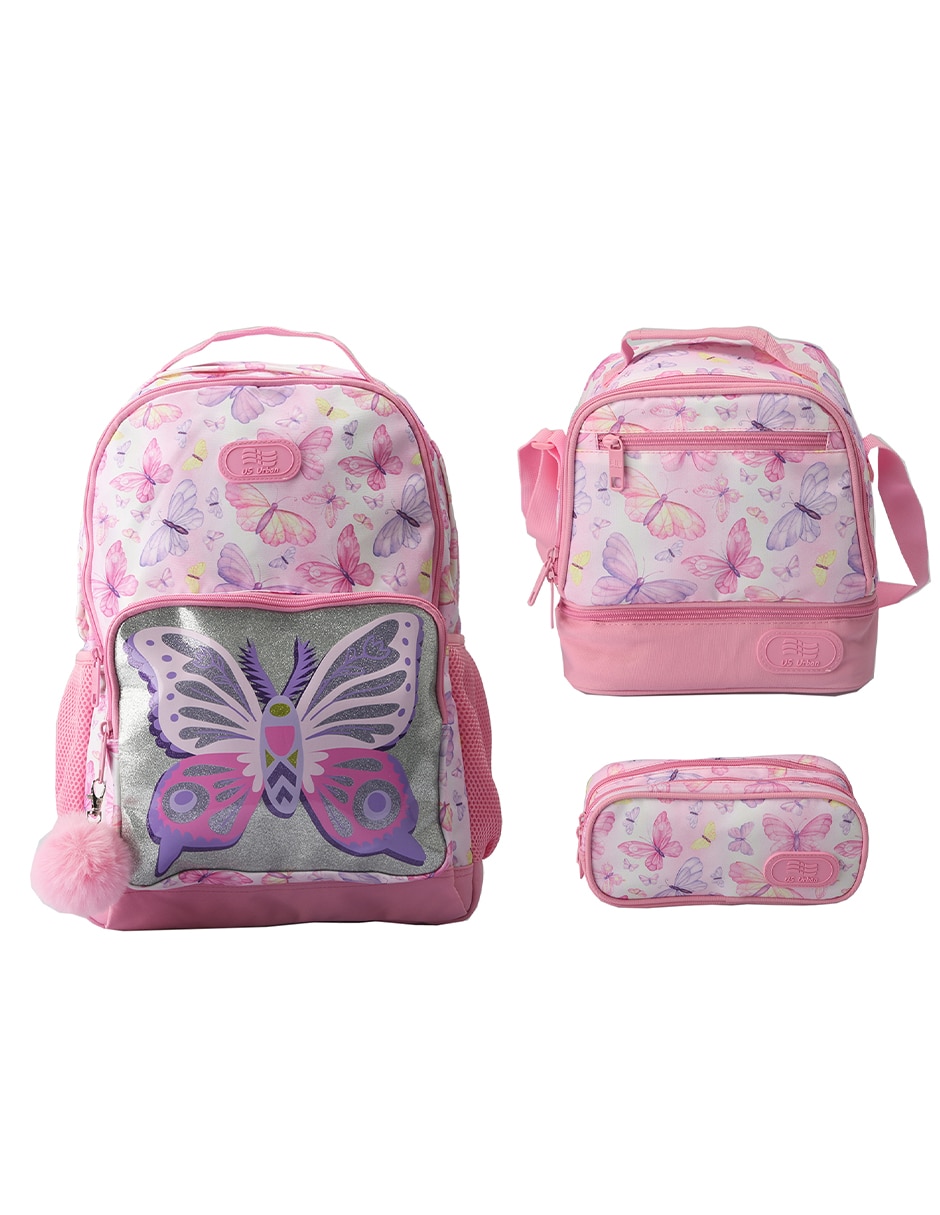Set mochila escolar Lisa Us Urban para niña
