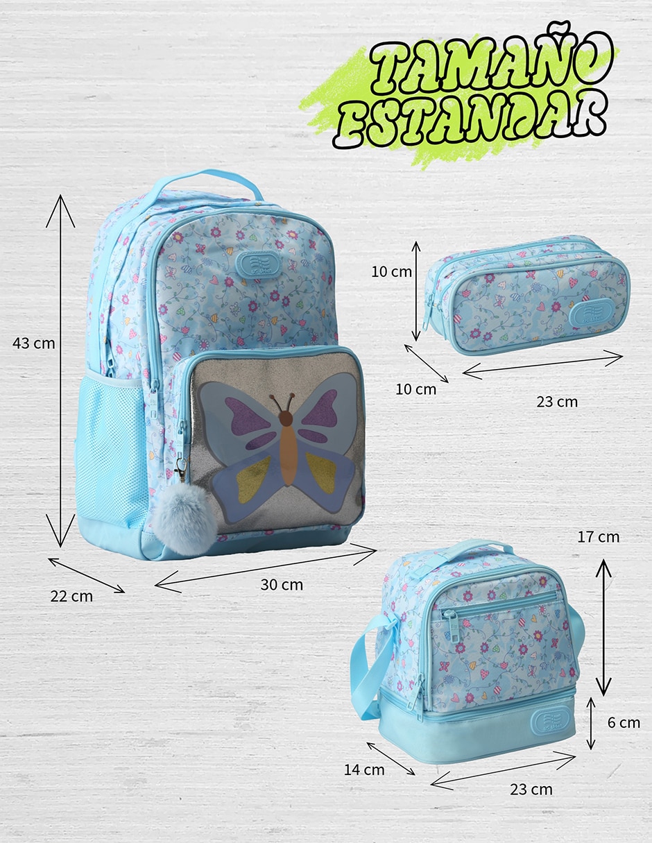 Set mochila escolar Lisa para niña 7