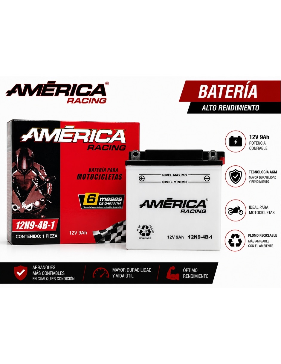 Moto batería 12N9-4B-1-AM 4