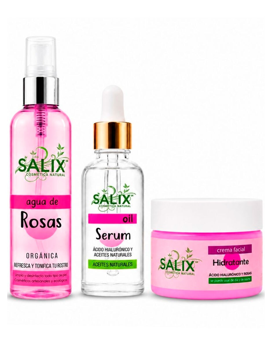 Tratamiento facial Kit hidratante Salix Cosmetica Natural