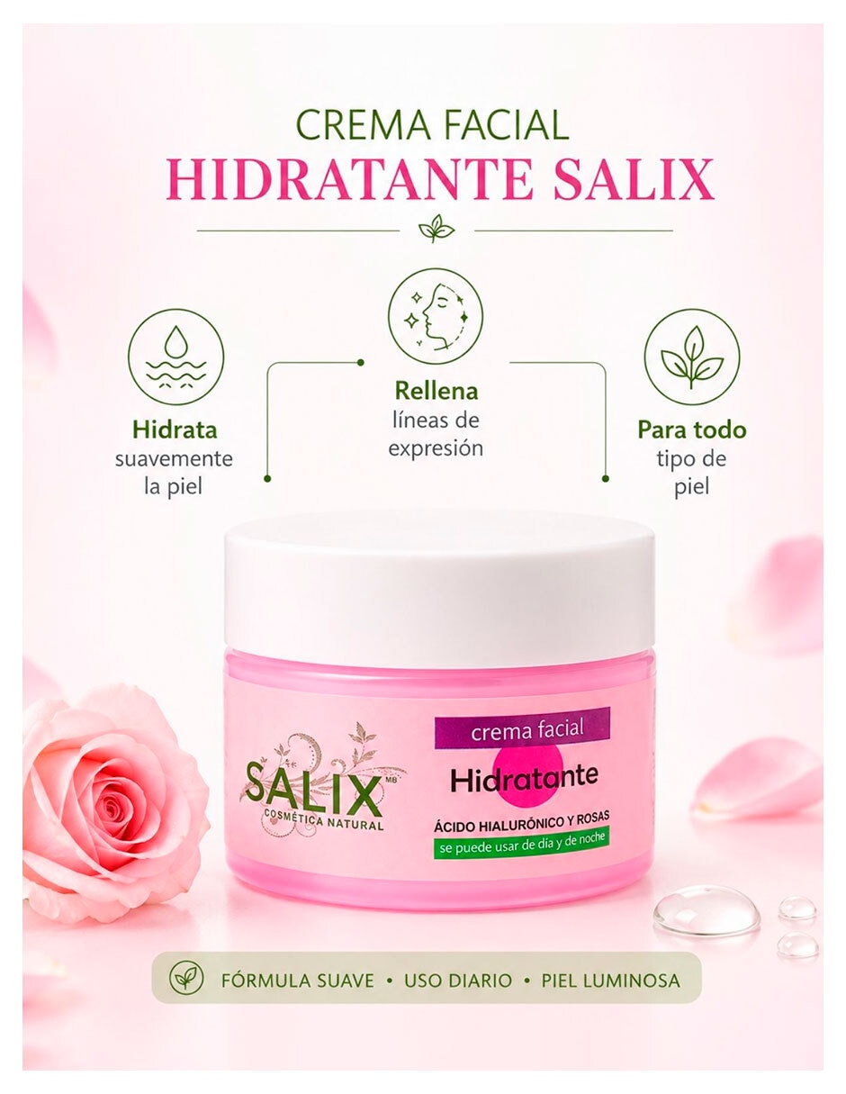 Tratamiento facial Kit hidratante Salix Cosmetica Natural
