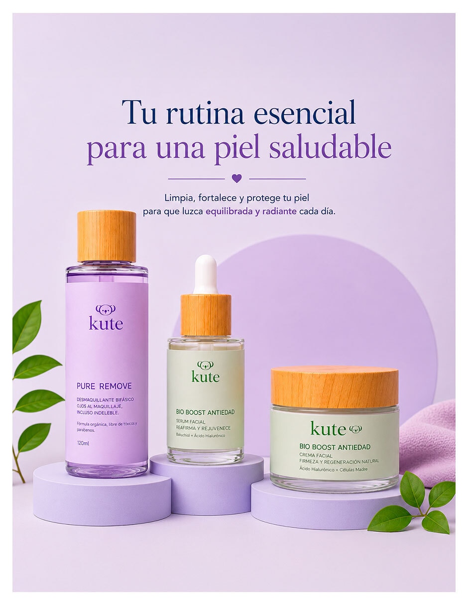 Tratamiento facial Kit Fresh Skin antiedad Cosméticos Kute