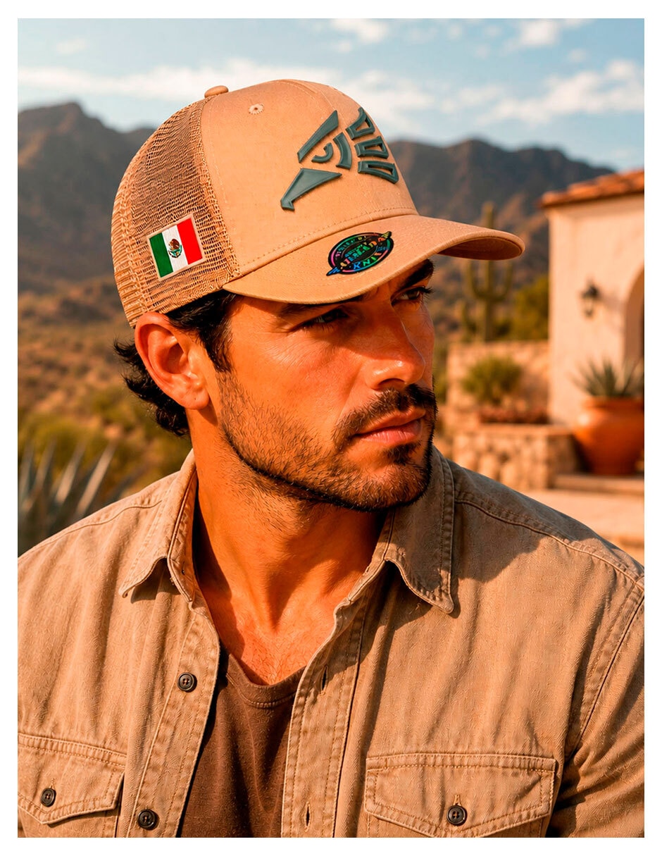 Gorra visera curva snapback casual Knite México para hombre