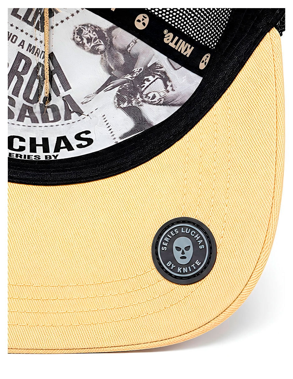 Gorra visera curva snapback casual Knite Lucha Libre para hombre