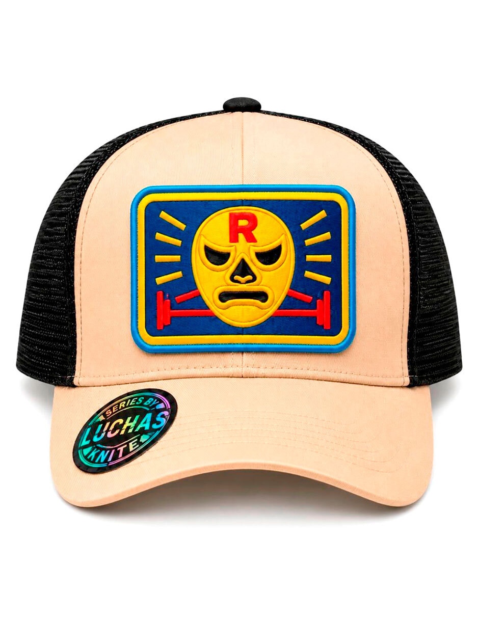 Gorra visera curva snapback casual Knite Lucha Libre para hombre