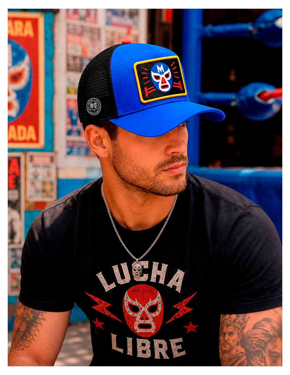 Gorra visera curva snapback casual Lucha Libre para hombre 2