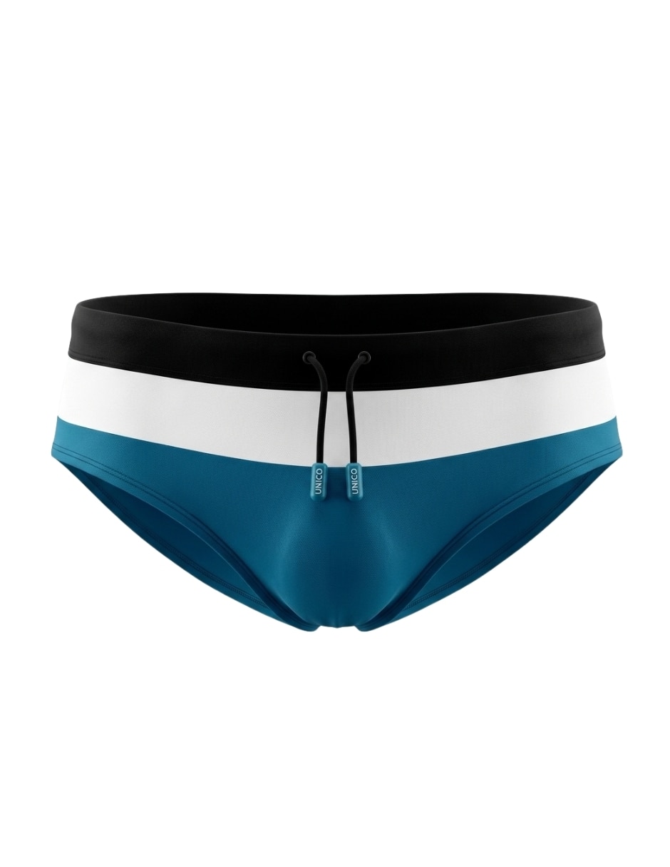 Traje de baño mundo unico playa cintura elástica para hombre