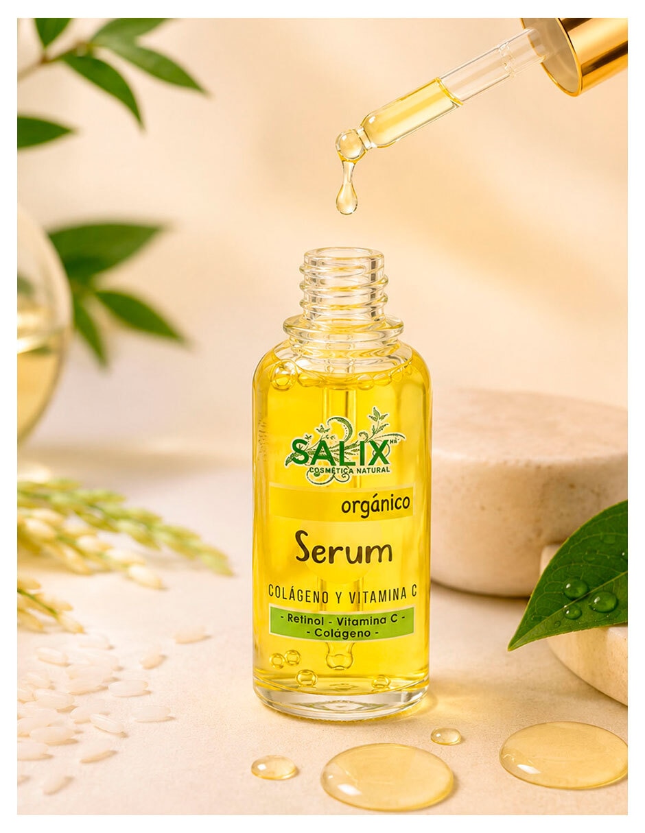 Kit de sérum facial orgánicos Salix Cosmetica Natural de todo tipo piel